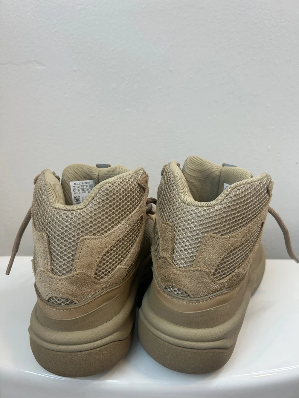 Yeezy Desert Tan Mid-Top Sneaker